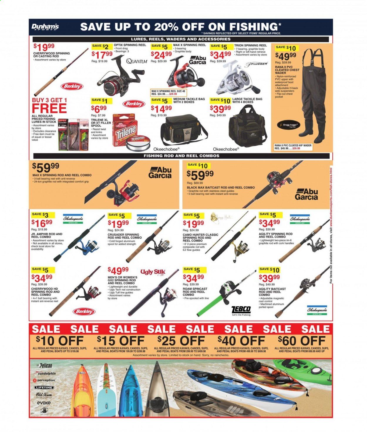 Dunham's Sports (MI, PA, WI) Weekly Ad Flyer May 22 to May 27