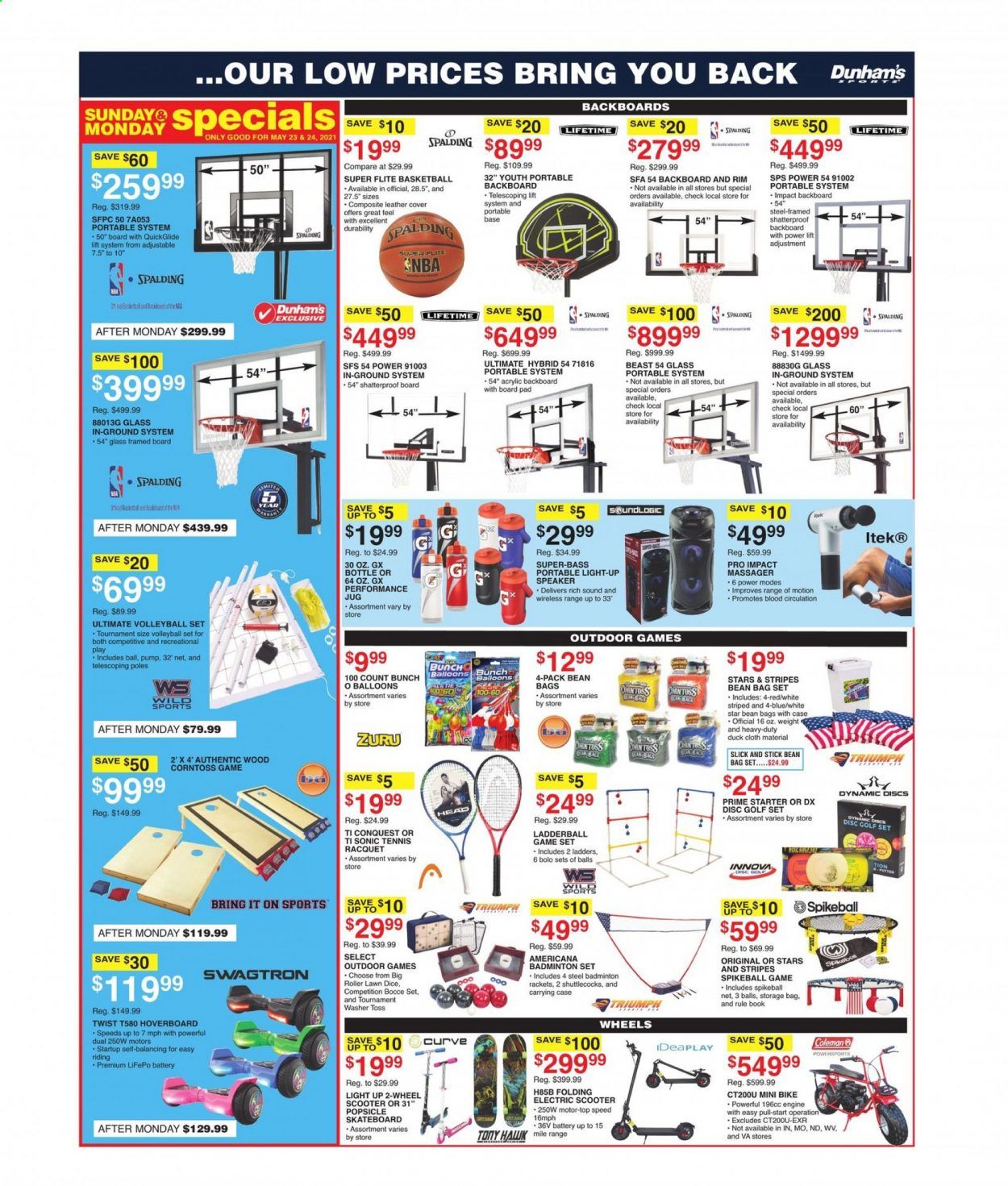 Dunham's Sports (MI, PA, WI) Weekly Ad Flyer May 22 to May 27