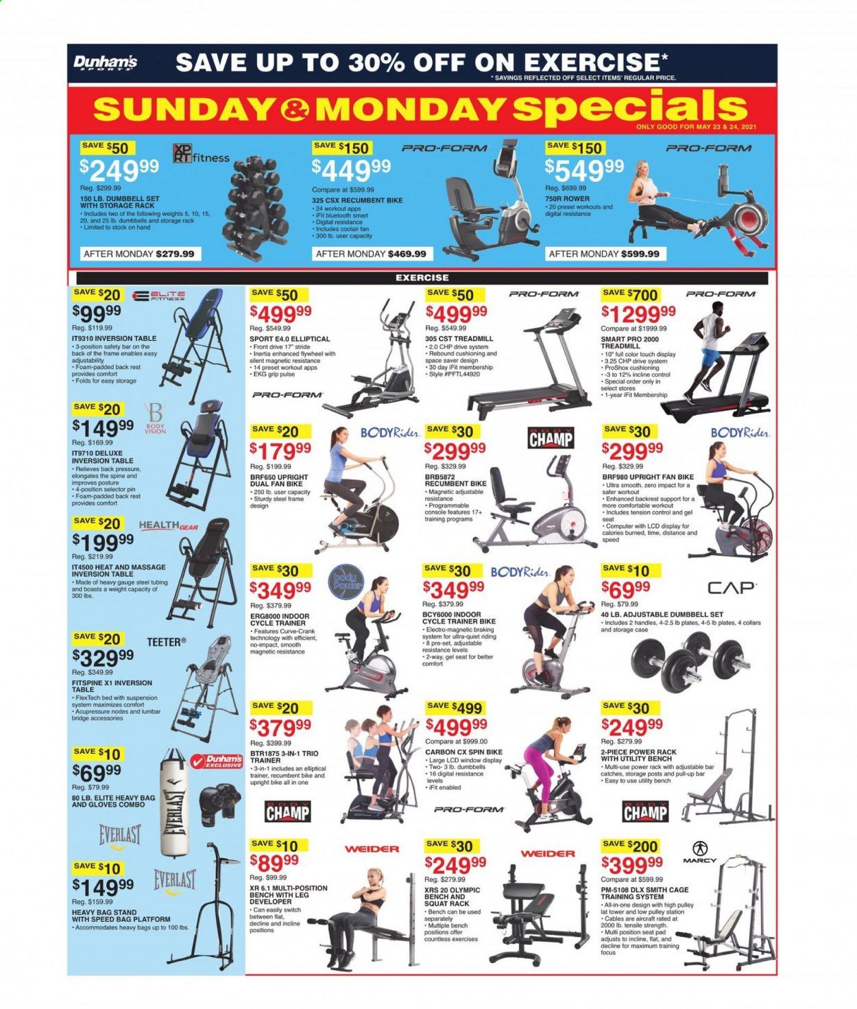 Dunham's Sports (MI, PA, WI) Weekly Ad Flyer May 22 to May 27
