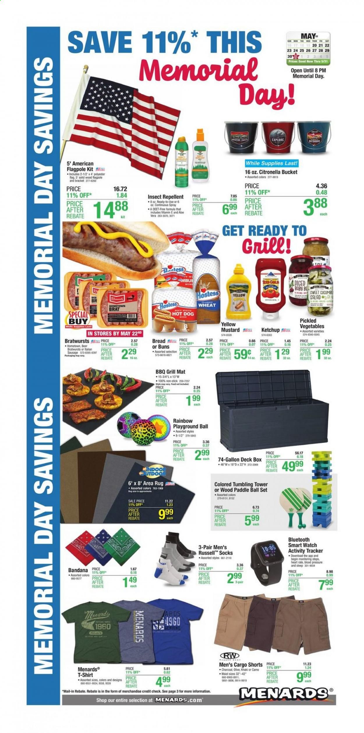 Menards Weekly Ad Flyer May 20 to May 31