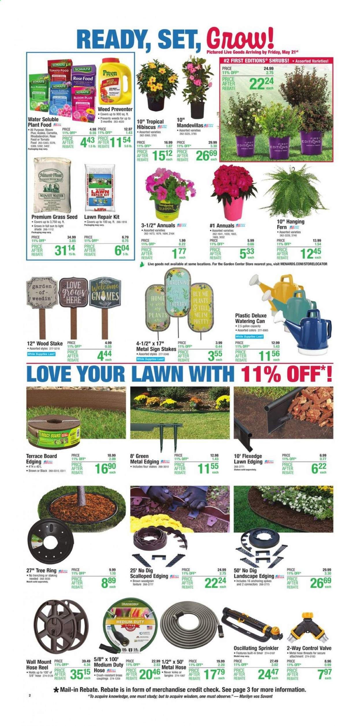 Menards Weekly Ad Flyer May 20 to May 31