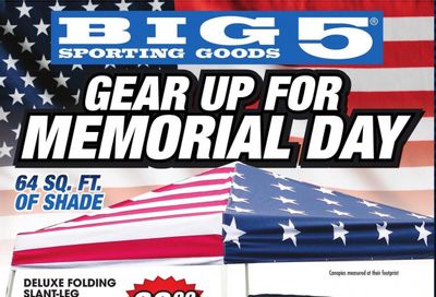 Big 5 (AZ, CA, CO, ID, NM, OR, UT, WA) Weekly Ad Flyer May 23 to May 31