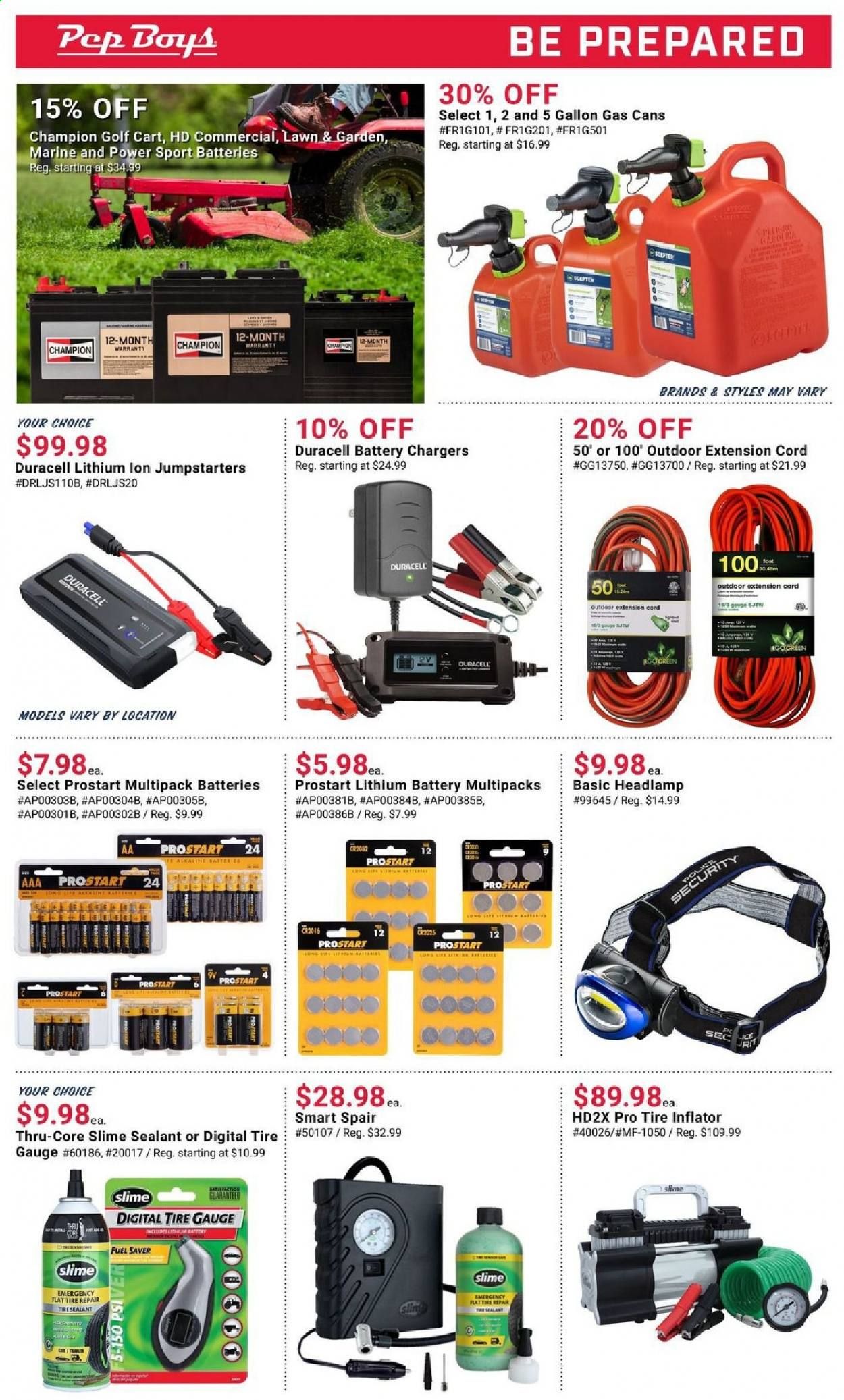 Pep Boys Weekly Ad Flyer May 23 to June 26