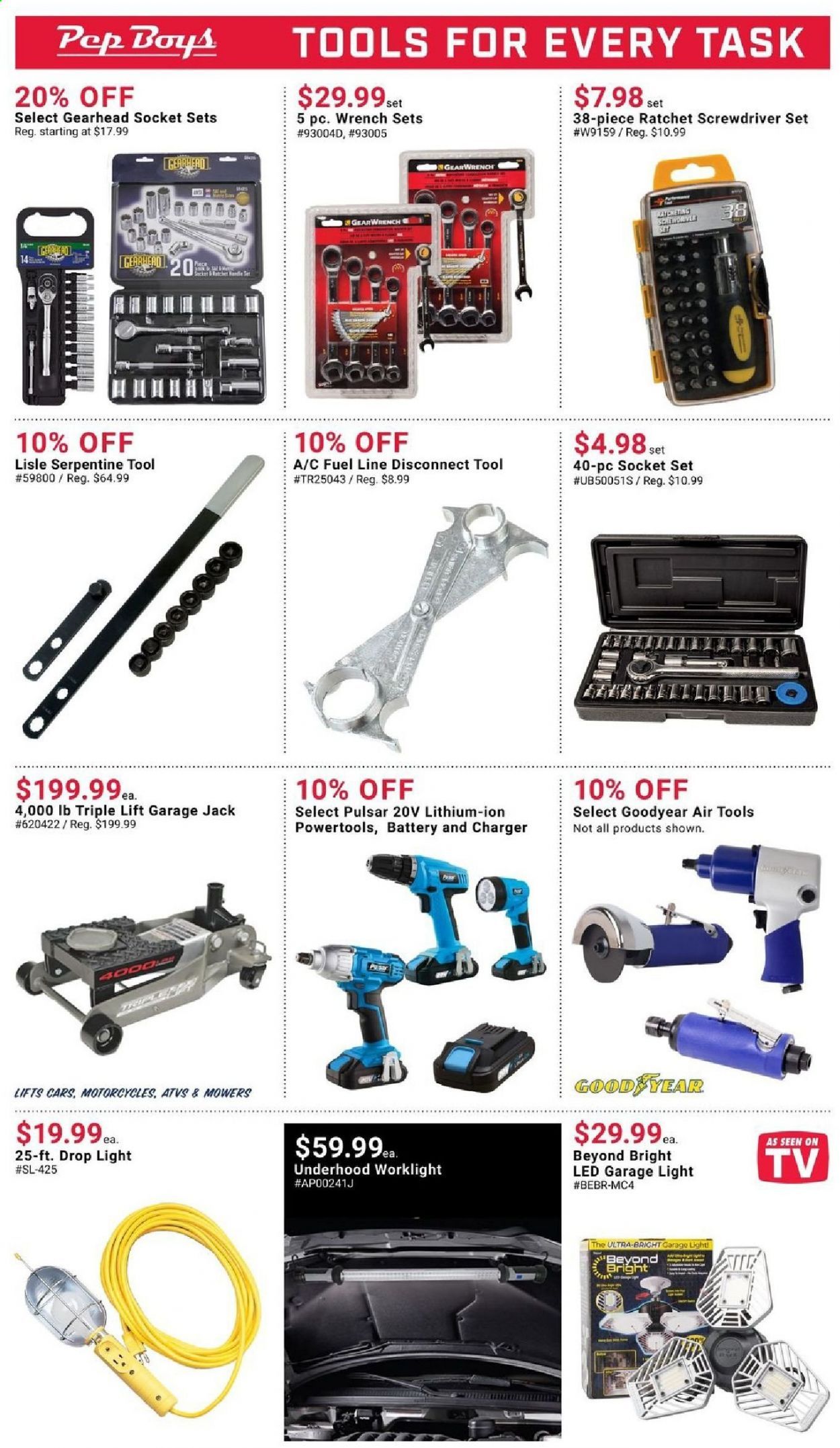 Pep Boys Weekly Ad Flyer May 23 to June 26