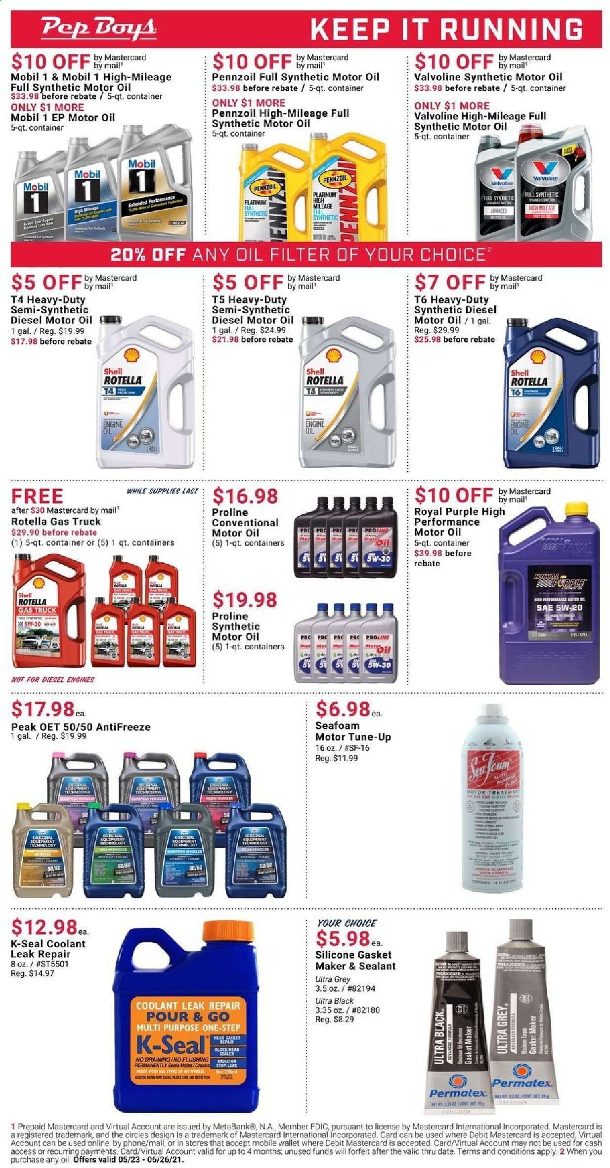 Pep Boys Weekly Ad Flyer May 23 to June 26