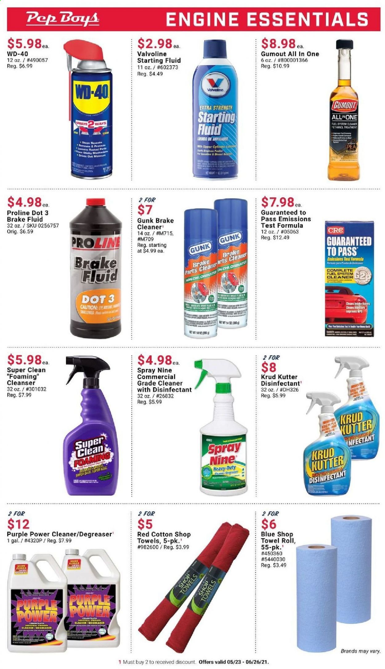 Pep Boys Weekly Ad Flyer May 23 to June 26