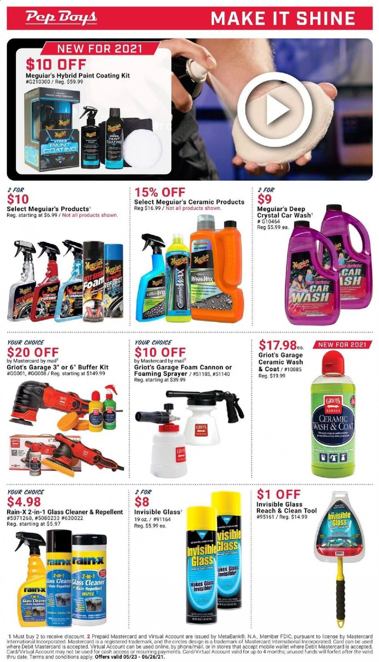 Pep Boys Weekly Ad Flyer May 23 to June 26