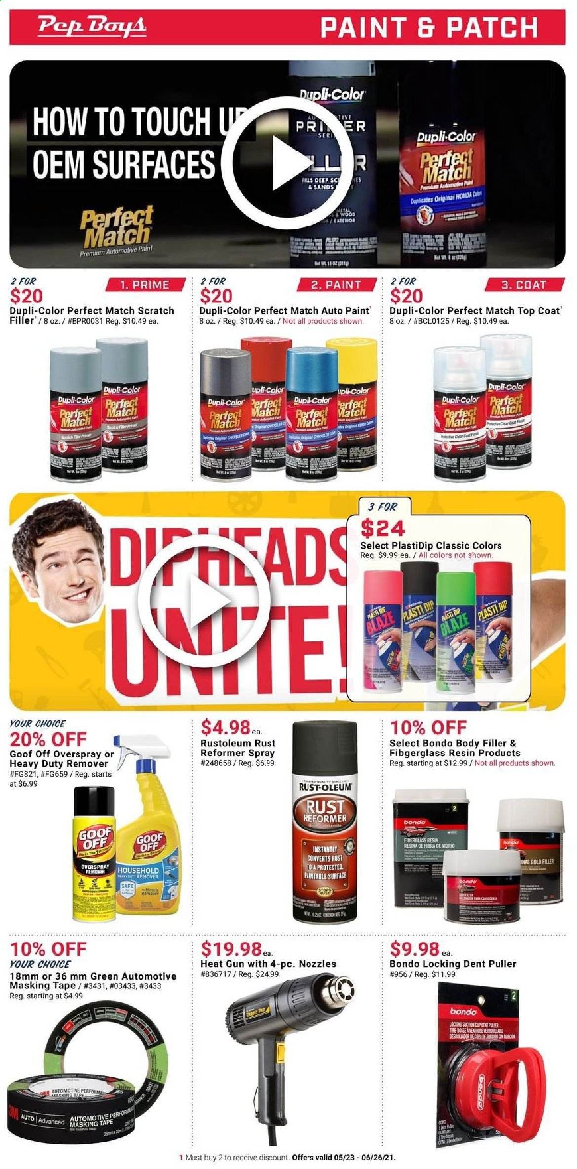 Pep Boys Weekly Ad Flyer May 23 to June 26