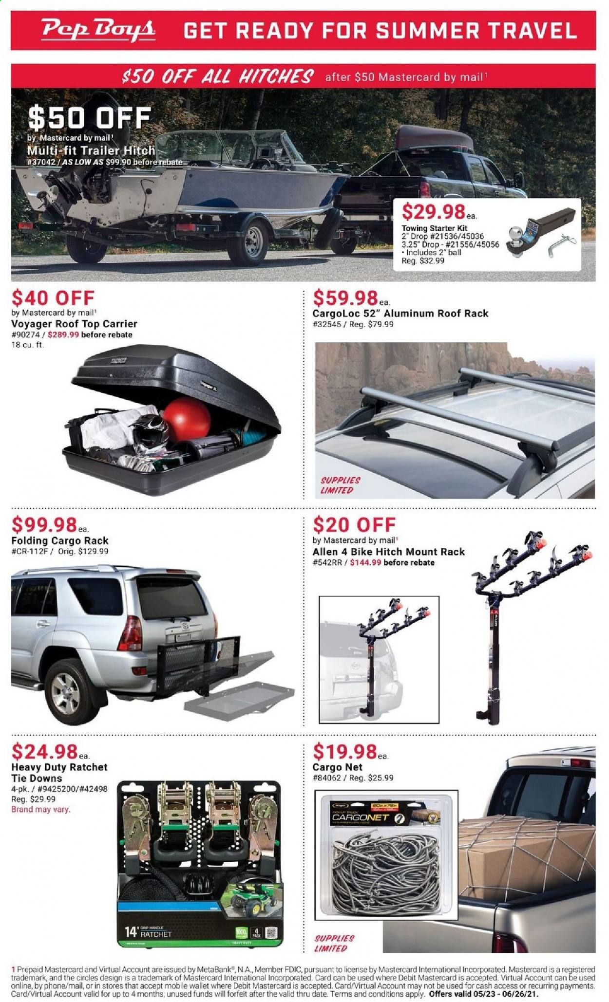 Pep Boys Weekly Ad Flyer May 23 to June 26