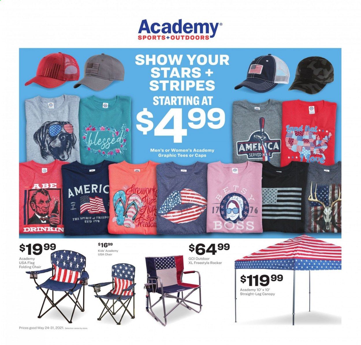Academy Sports (AL, AR, GA, LA, MO, NC, SC, TN, TX) Weekly Ad Flyer May 24 to May 31