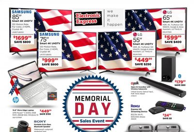 Electronic Express (AL, TN) Weekly Ad Flyer May 23 to May 29
