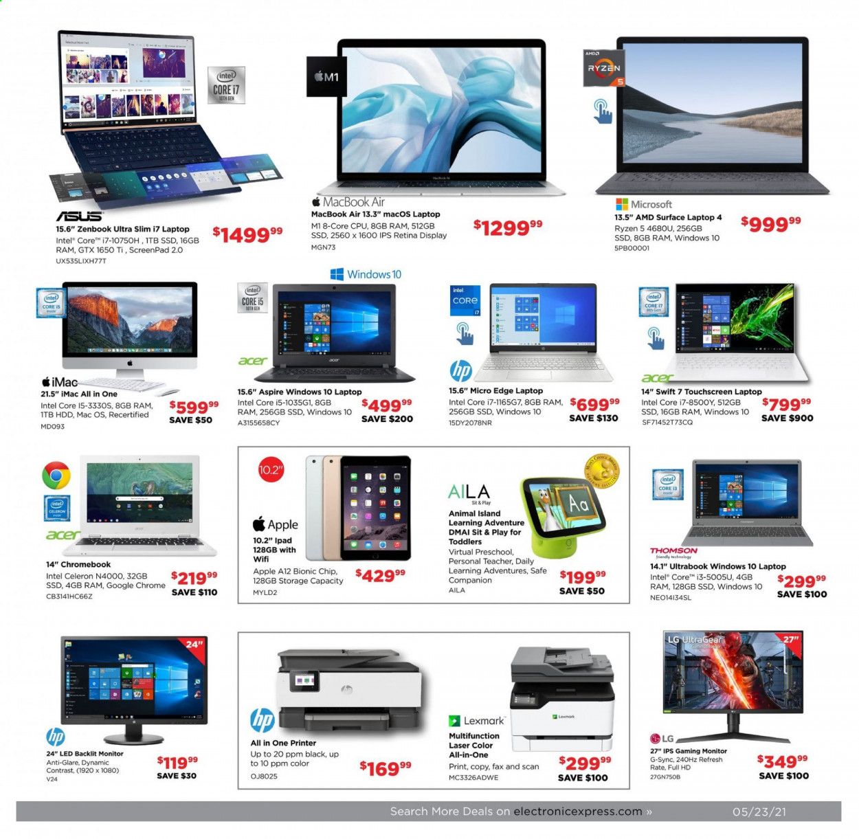 Electronic Express (AL, TN) Weekly Ad Flyer May 23 to May 29