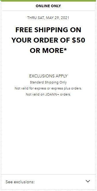 JOANN Weekly Ad Flyer May 23 to May 29