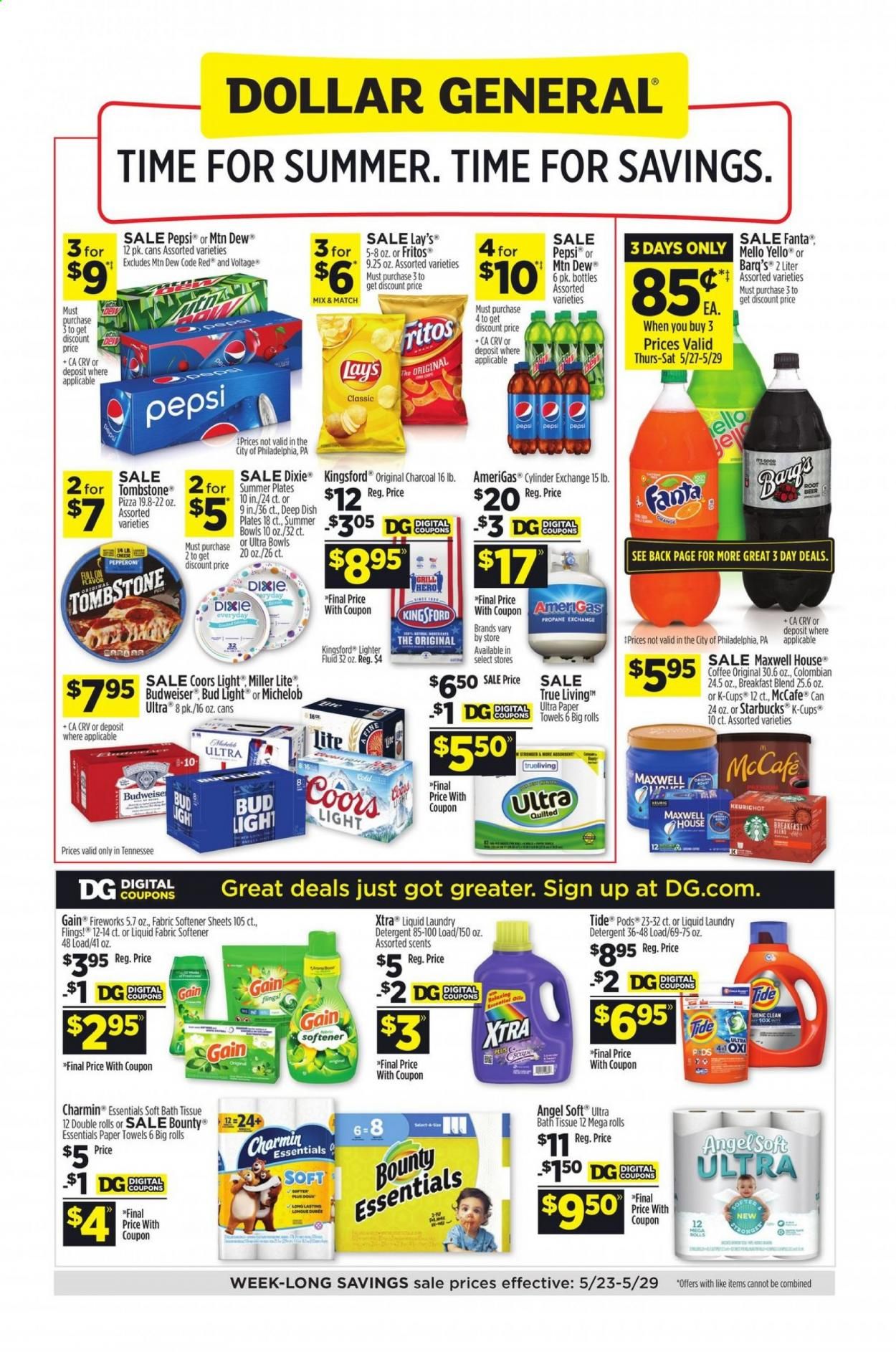 Dollar General (TN) Weekly Ad Flyer May 23 to May 29