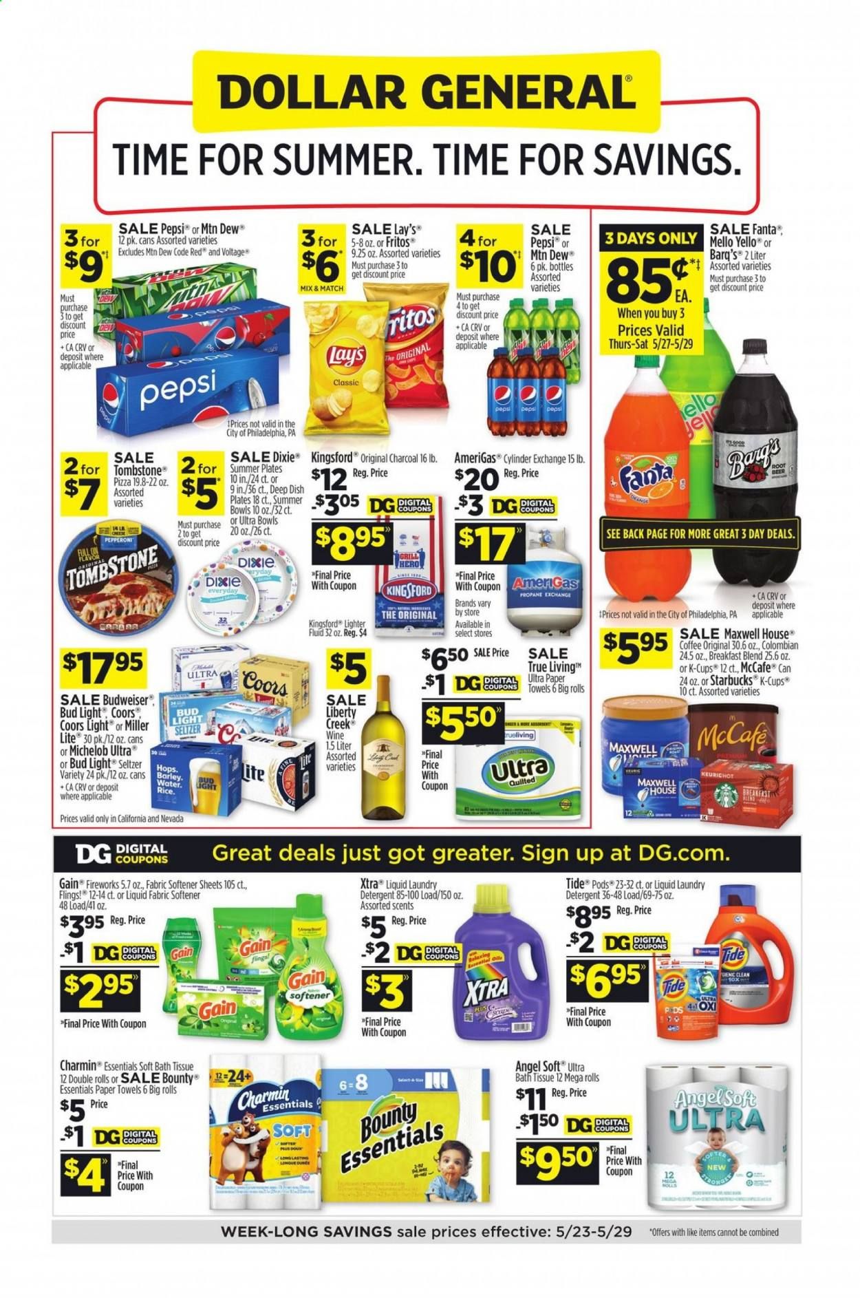 Dollar General (CA) Weekly Ad Flyer May 23 to May 29