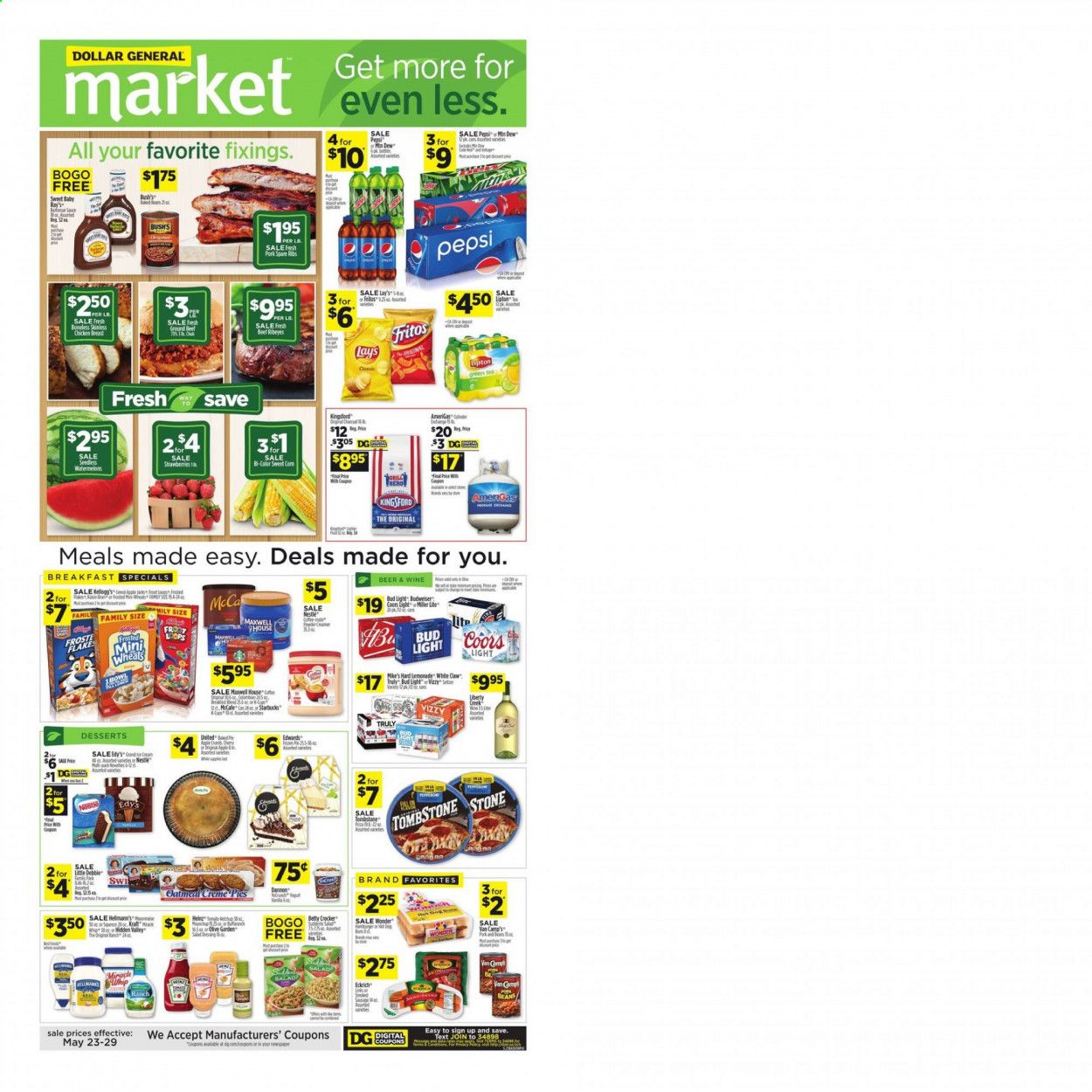 Dollar General (OH) Weekly Ad Flyer May 23 to May 29