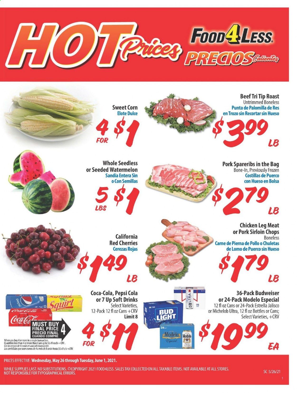 Food 4 Less (CA) Weekly Ad Flyer May 26 to June 1