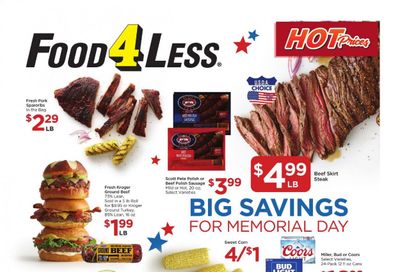 Food 4 Less (IN) Weekly Ad Flyer May 26 to June 1