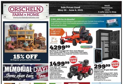 Orscheln Farm and Home (IA, IN, KS, MO, NE, OK) Weekly Ad Flyer May 26 to June 6