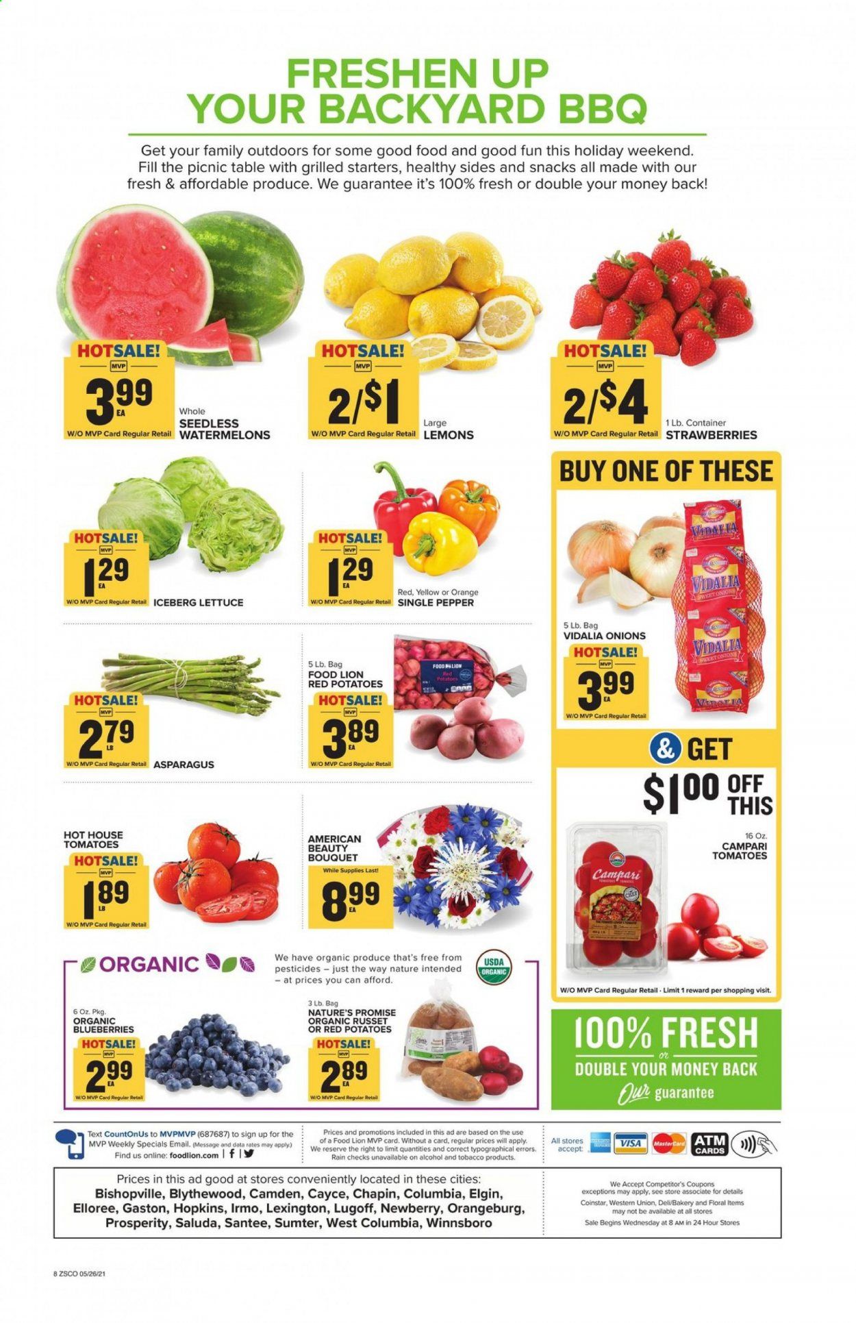 Food Lion (SC) Weekly Ad Flyer May 26 to June 1