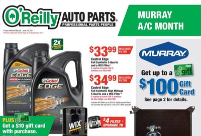 O'Reilly Auto Parts Weekly Ad Flyer May 26 to June 29