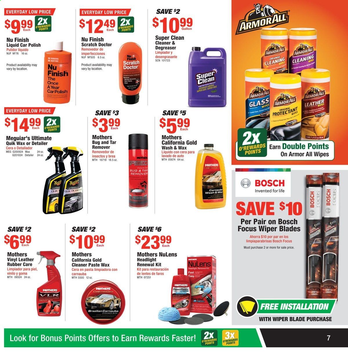 O'Reilly Auto Parts Weekly Ad Flyer May 26 to June 29
