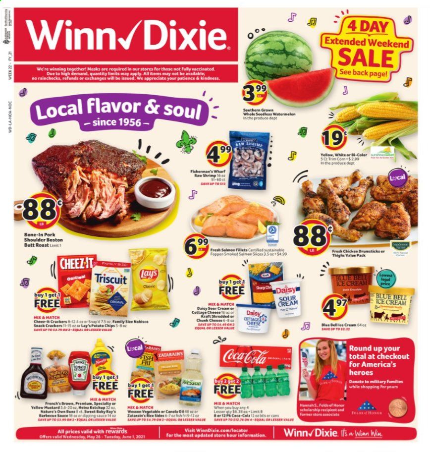 Winn Dixie (AL, FL, GA, LA) Weekly Ad Flyer May 26 to June 1
