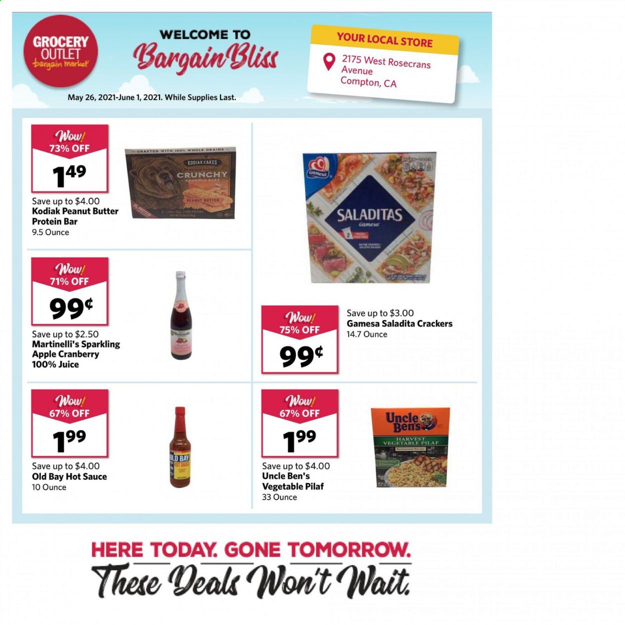 Grocery Outlet (CA, ID, OR, PA, WA) Weekly Ad Flyer May 26 to June 1