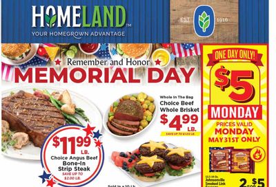 Homeland (OK, TX) Weekly Ad Flyer May 26 to June 1