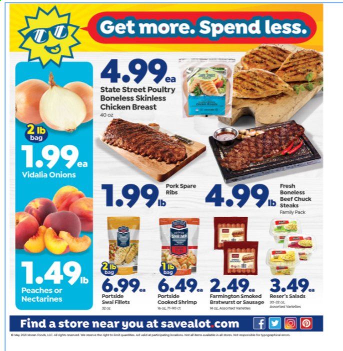 Save a Lot Weekly Ad Flyer May 26 to June 1