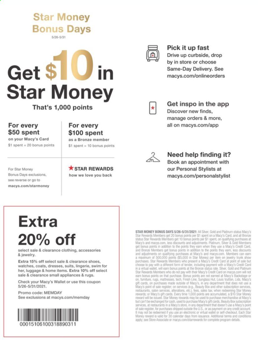 Macy's Weekly Ad Flyer May 26 to May 31