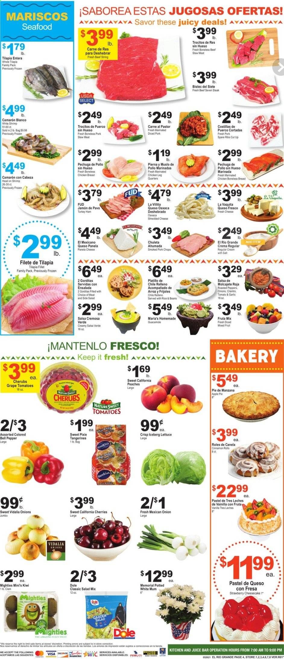 El Rio Grande (10, 21, 25, 30, 34, 53, 90) Weekly Ad Flyer May 26 to June 1