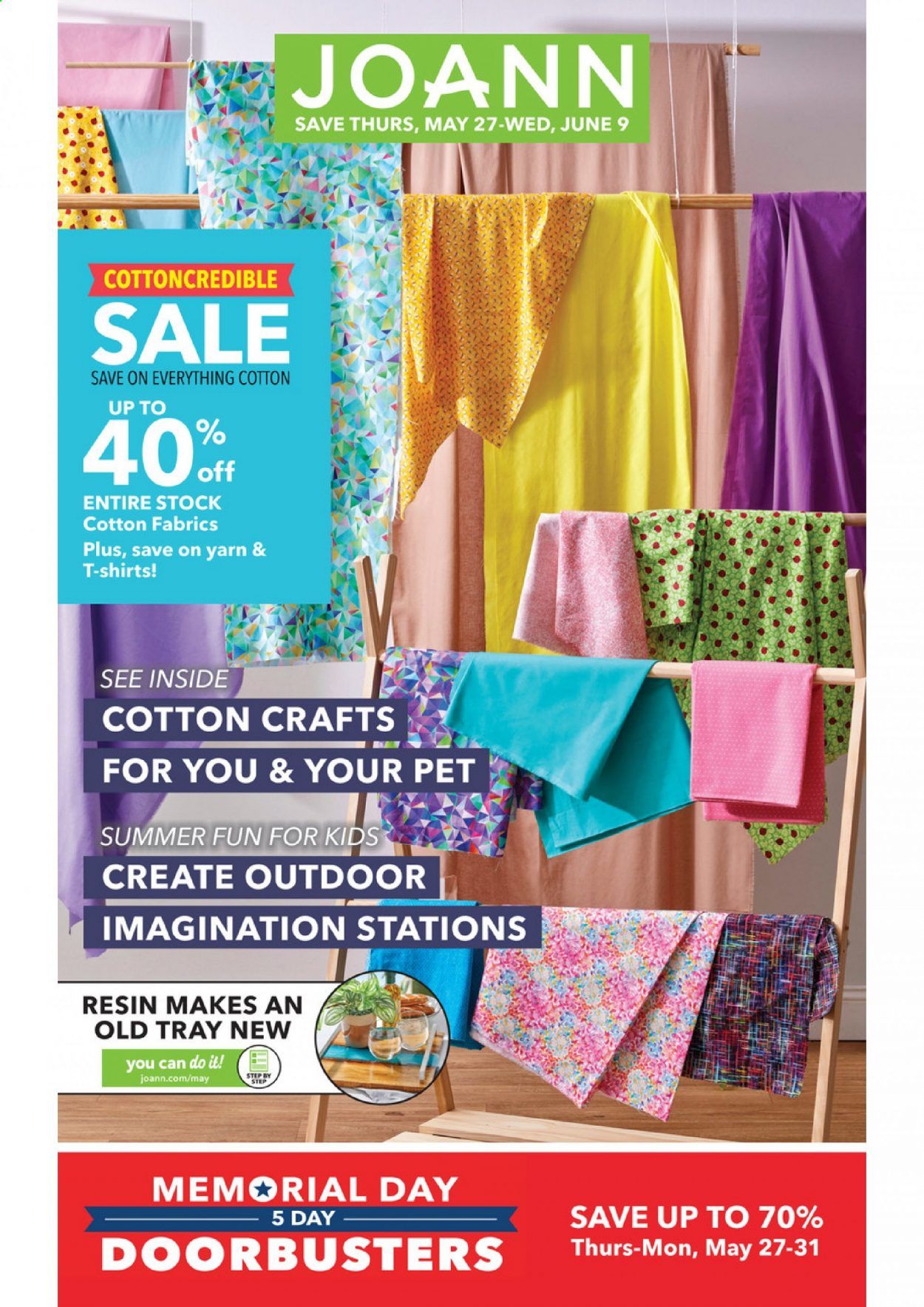 JOANN Weekly Ad Flyer May 27 to June 9