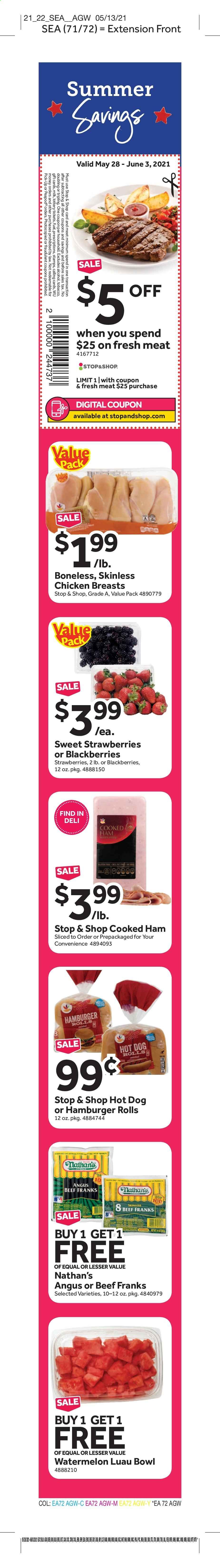 Stop & Shop (MA) Weekly Ad Flyer May 28 to June 3