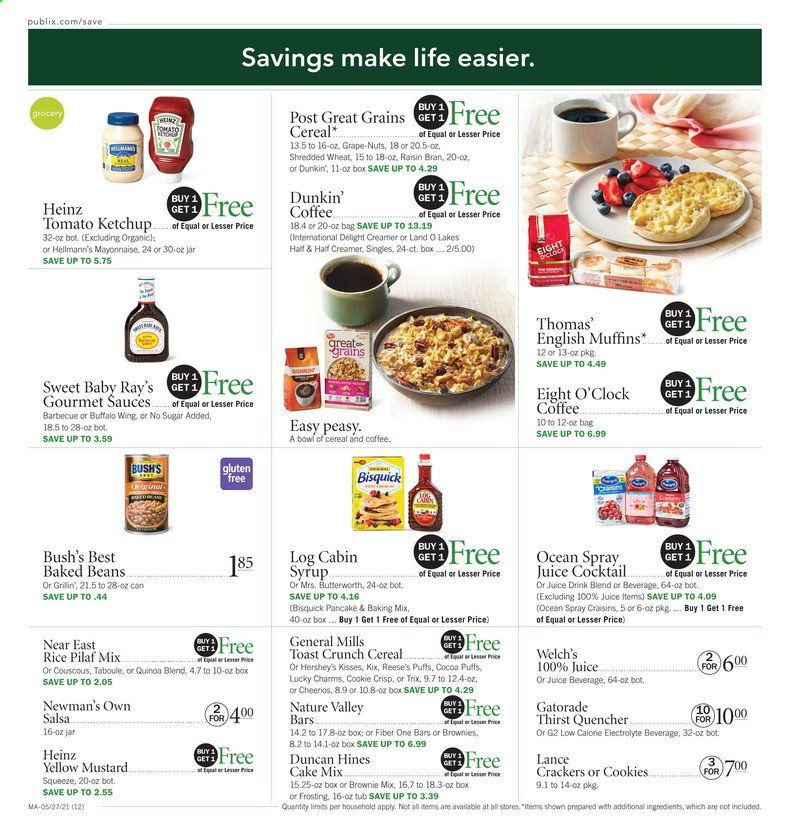 Publix (AL, FL, GA, NC, SC, TN) Weekly Ad Flyer May 27 to June 2