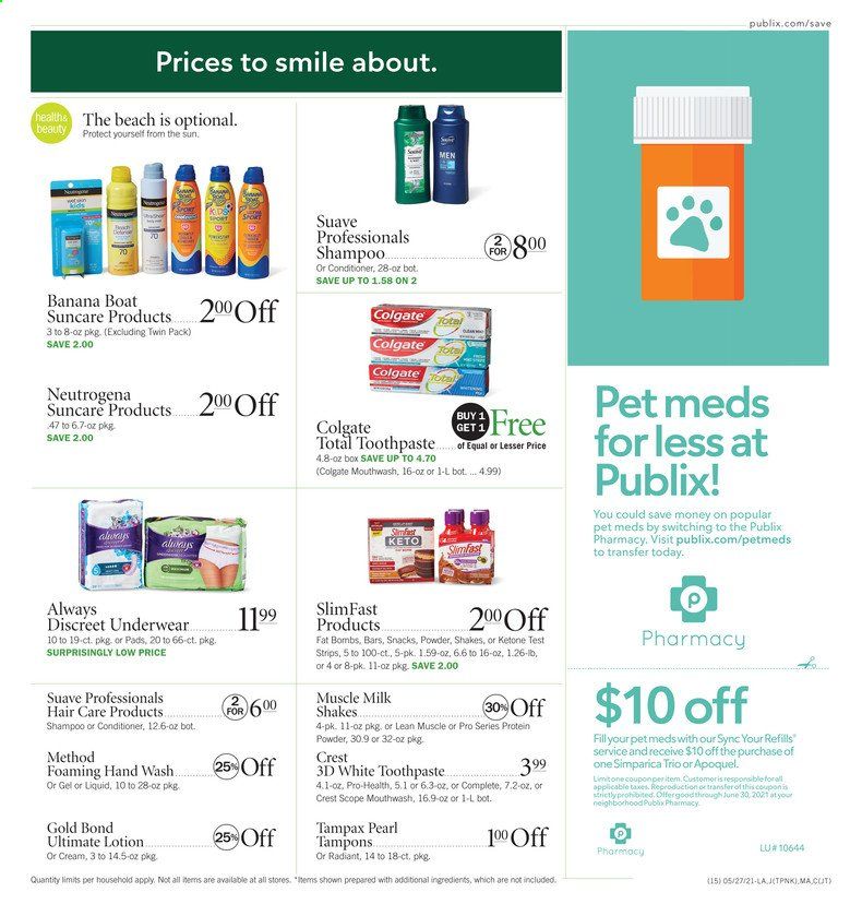 Publix (AL, FL, GA, NC, SC, TN) Weekly Ad Flyer May 27 to June 2