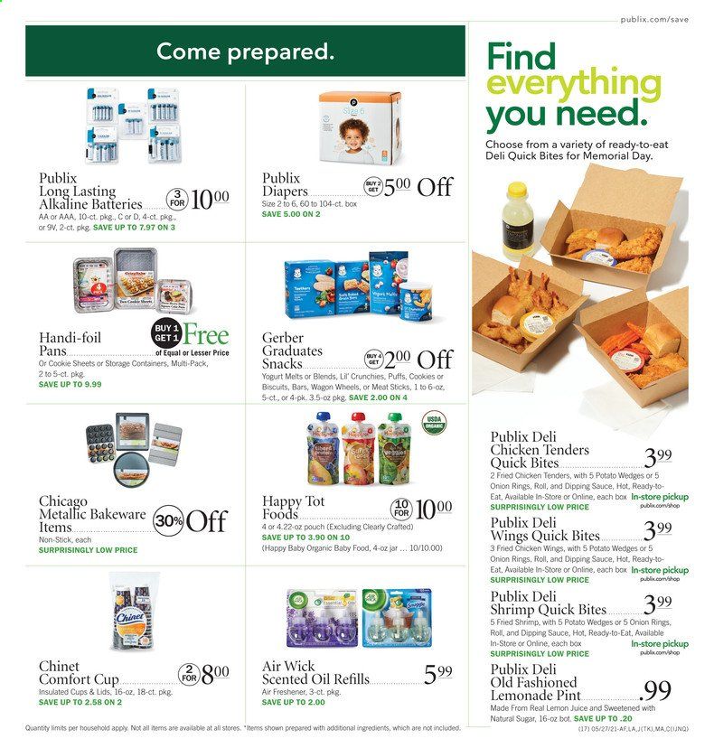 Publix (AL, FL, GA, NC, SC, TN) Weekly Ad Flyer May 27 to June 2