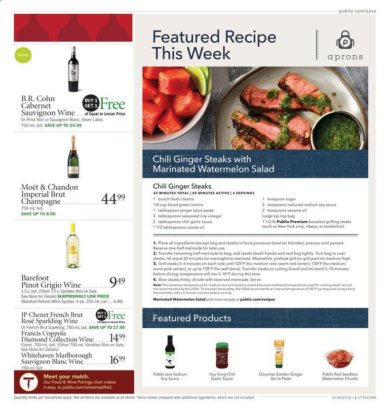 Publix (AL, FL, GA, NC, SC, TN) Weekly Ad Flyer May 27 to June 2