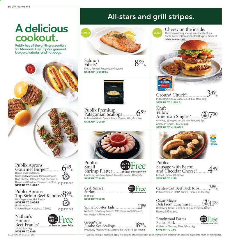 Publix (AL, FL, GA, NC, SC, TN) Weekly Ad Flyer May 27 to June 2