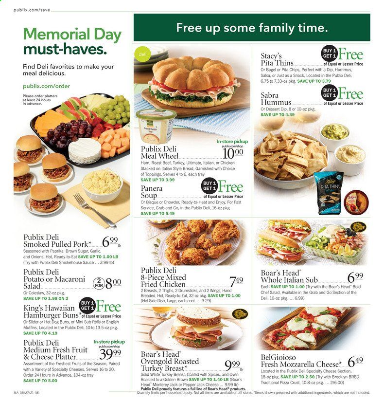 Publix (AL, FL, GA, NC, SC, TN) Weekly Ad Flyer May 27 to June 2