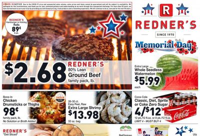 Redner's Markets (DE, MD, PA) Weekly Ad Flyer May 27 to June 2