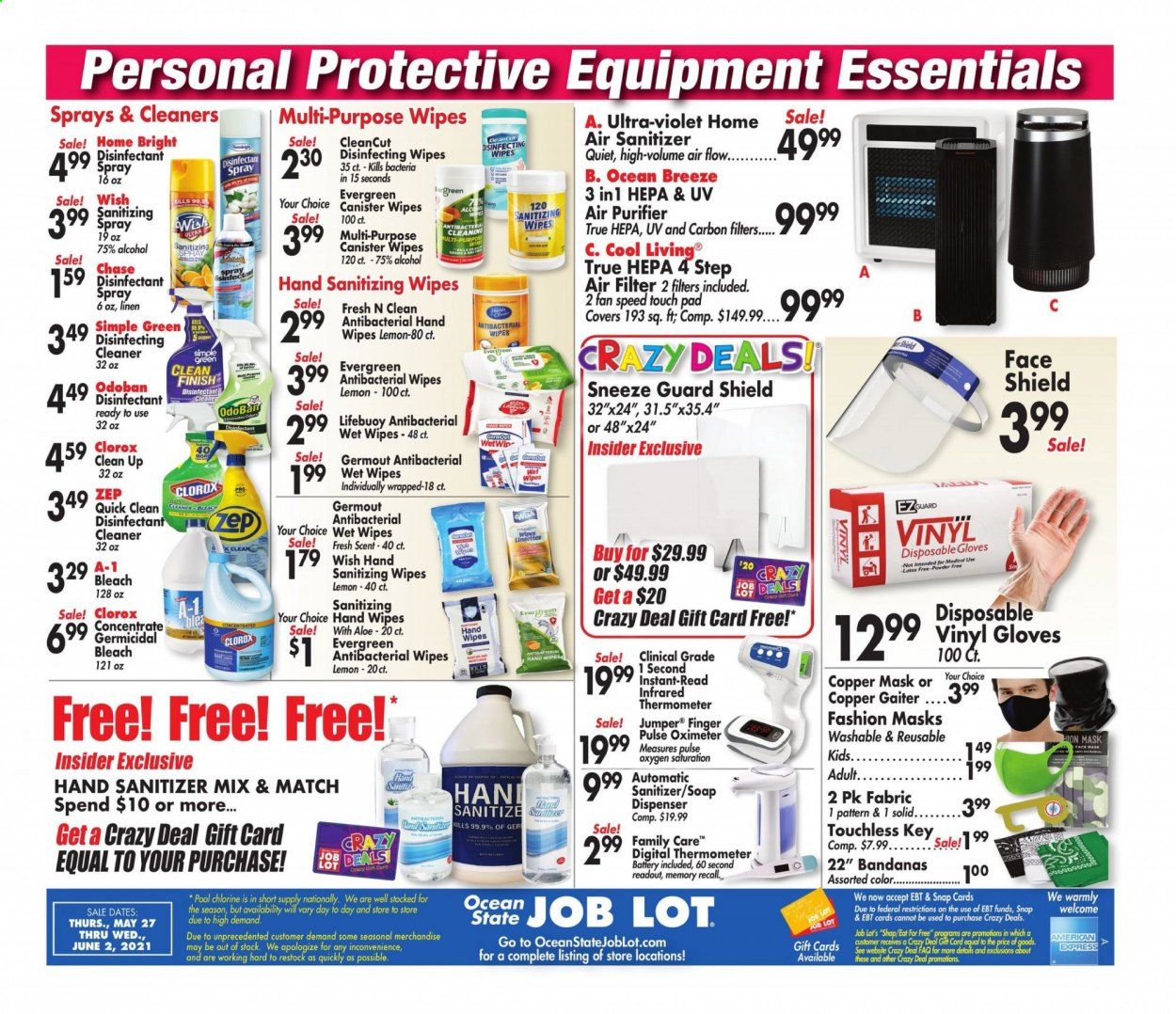 Ocean State Job Lot (CT, MA, ME, NH, NJ, NY, RI) Weekly Ad Flyer May 27 to June 2