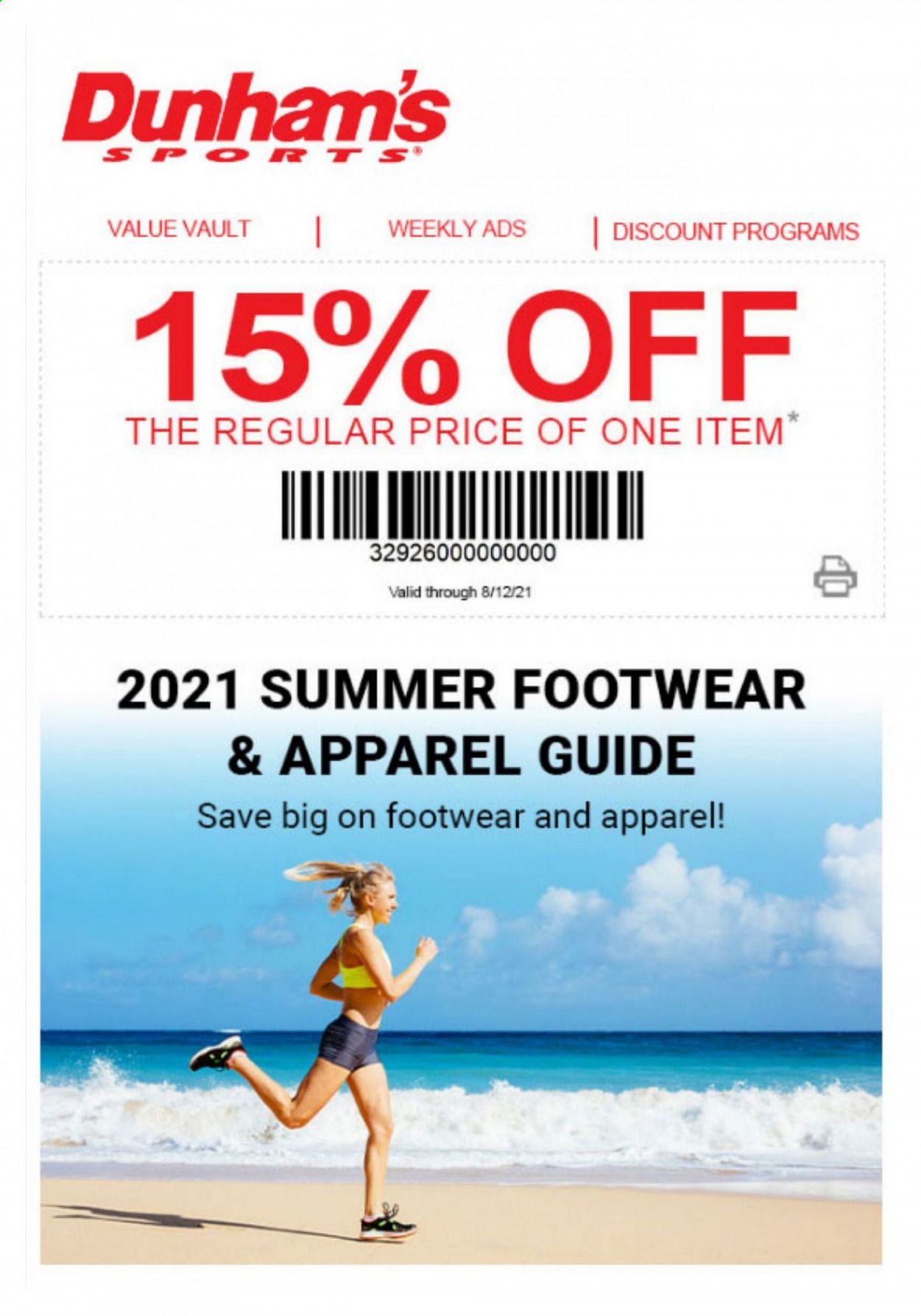 Dunham's Sports Weekly Ad Flyer May 20 to August 12