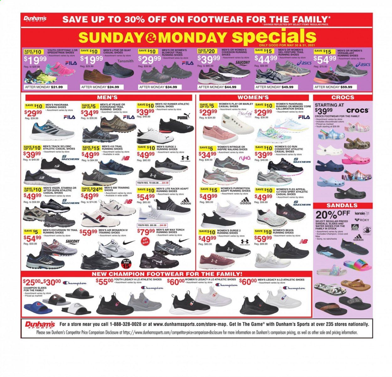 Dunham's Sports Weekly Ad Flyer May 29 to June 3