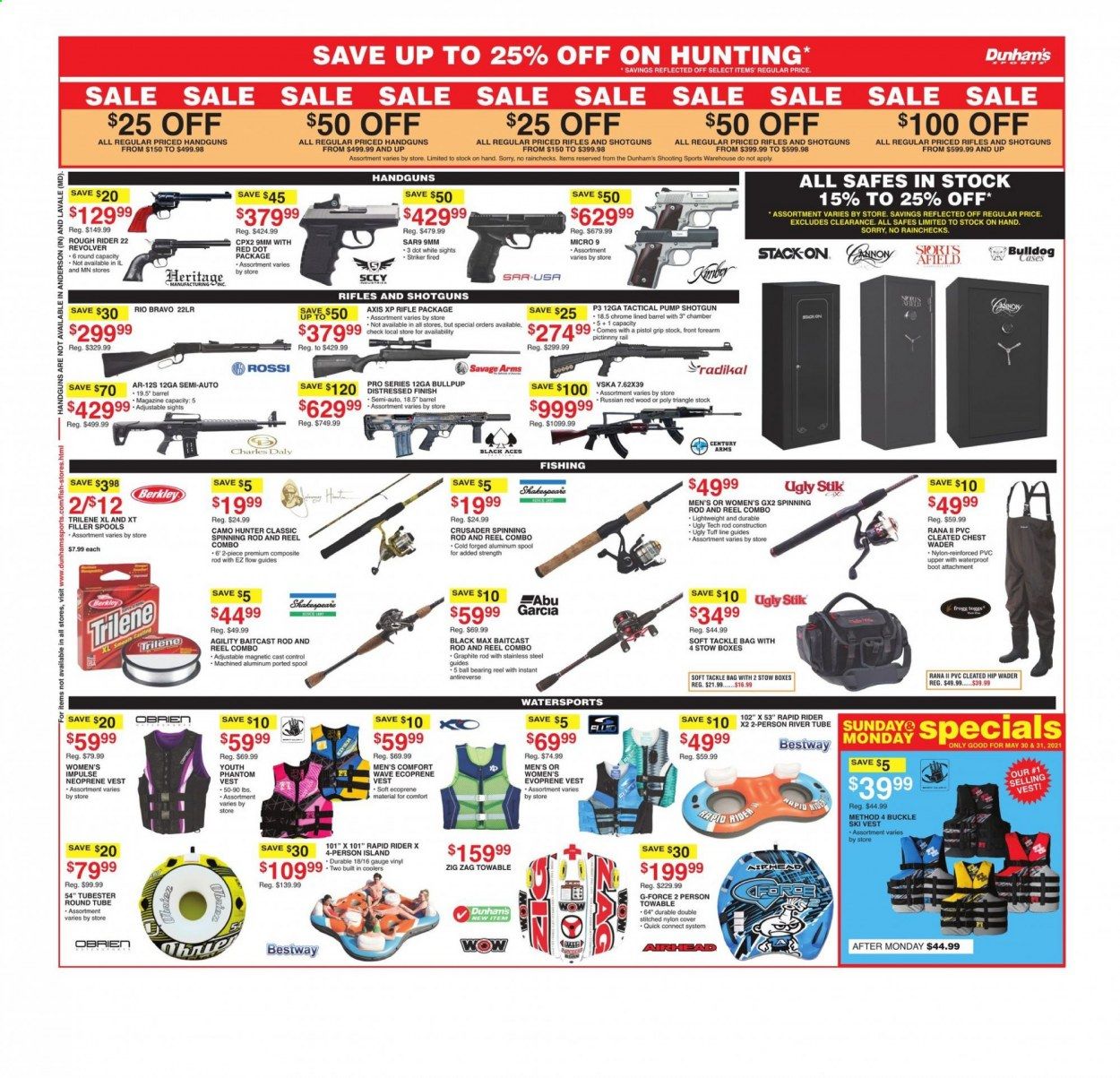Dunham's Sports Weekly Ad Flyer May 29 to June 3