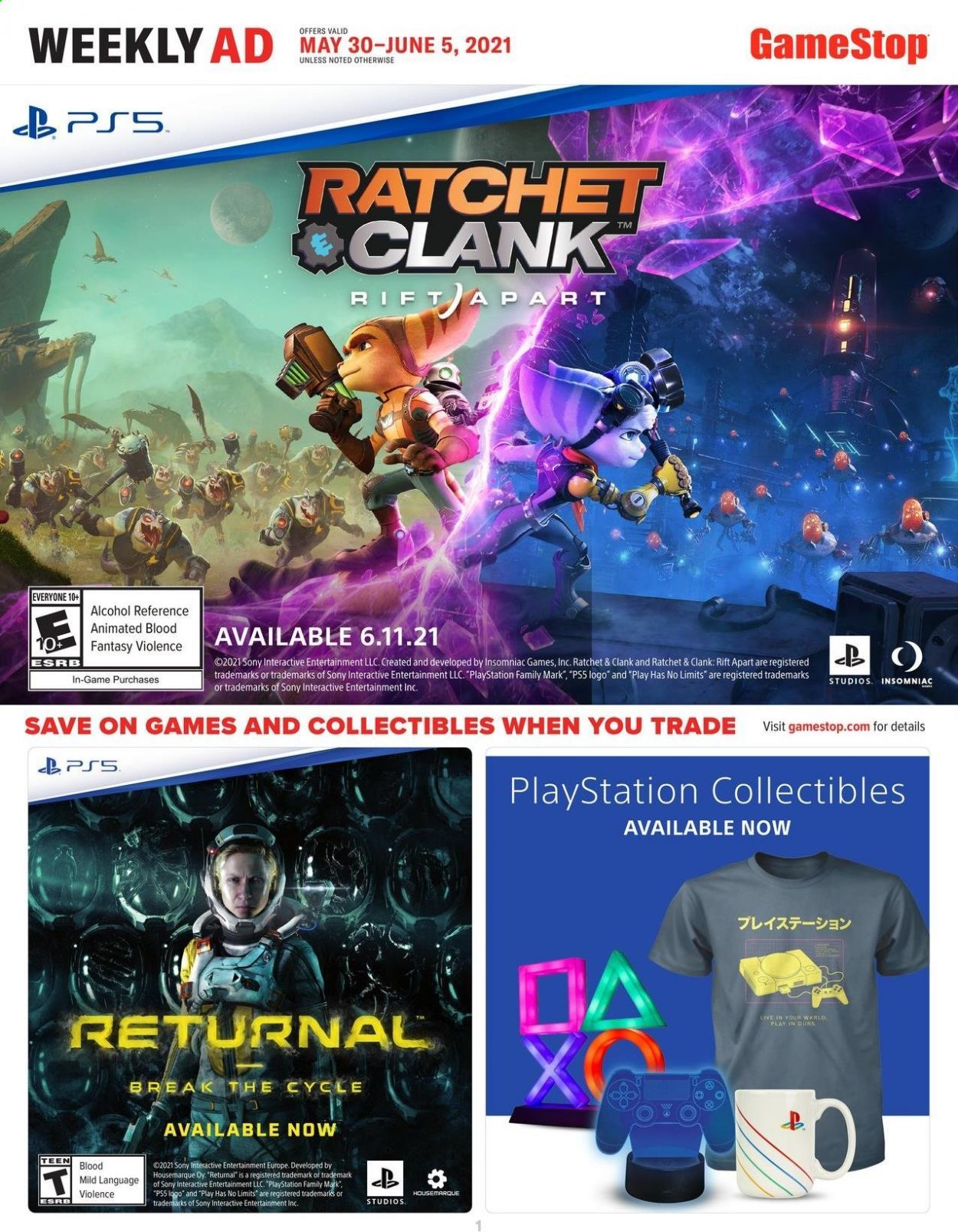 GameStop Weekly Ad Flyer May 30 to June 5