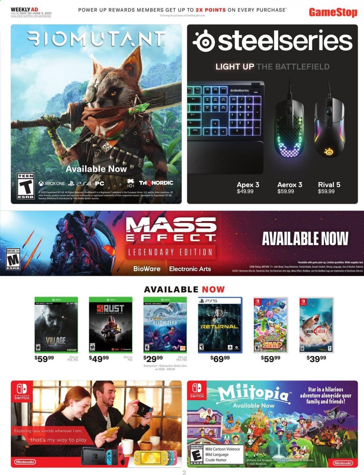 GameStop Weekly Ad Flyer May 30 to June 5