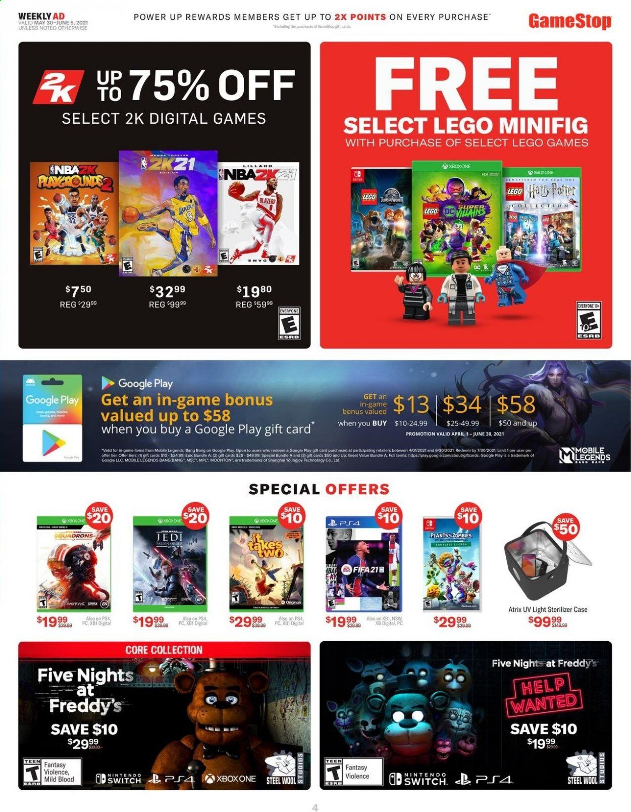 GameStop Weekly Ad Flyer May 30 to June 5