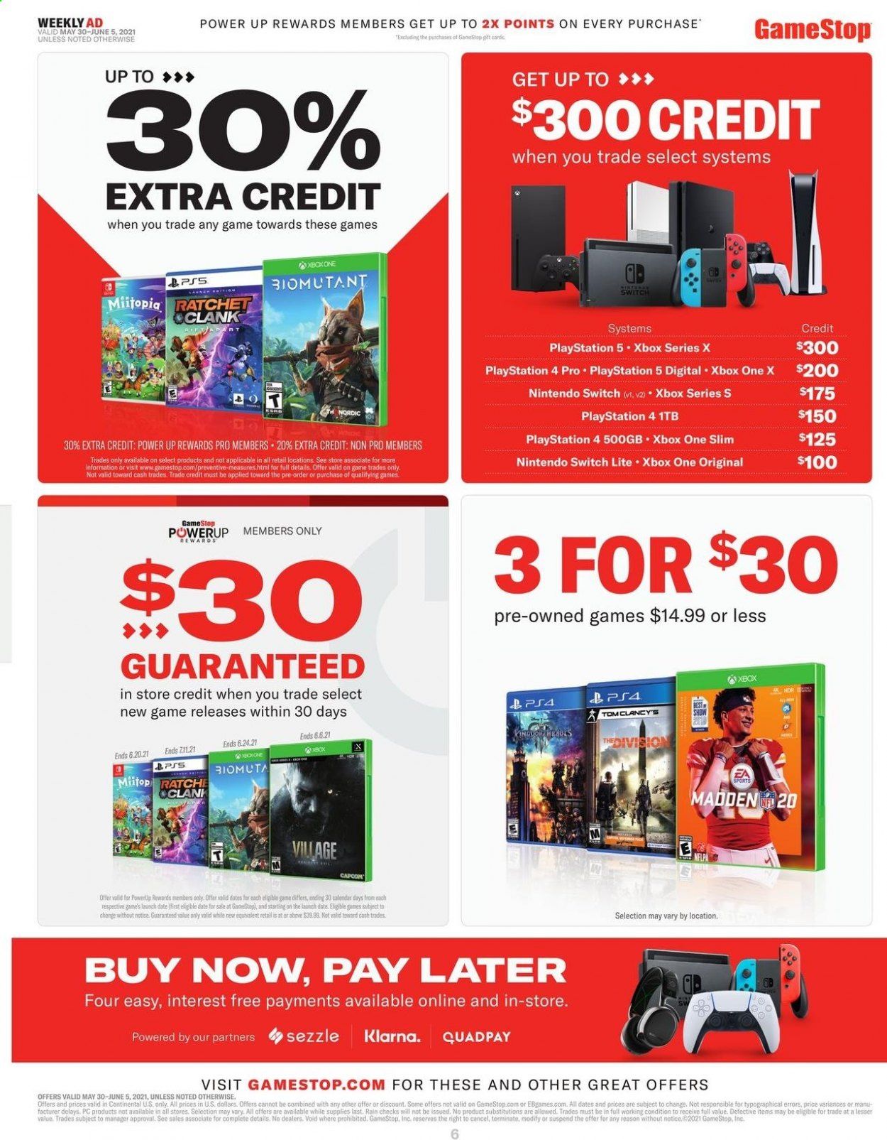 GameStop Weekly Ad Flyer May 30 to June 5
