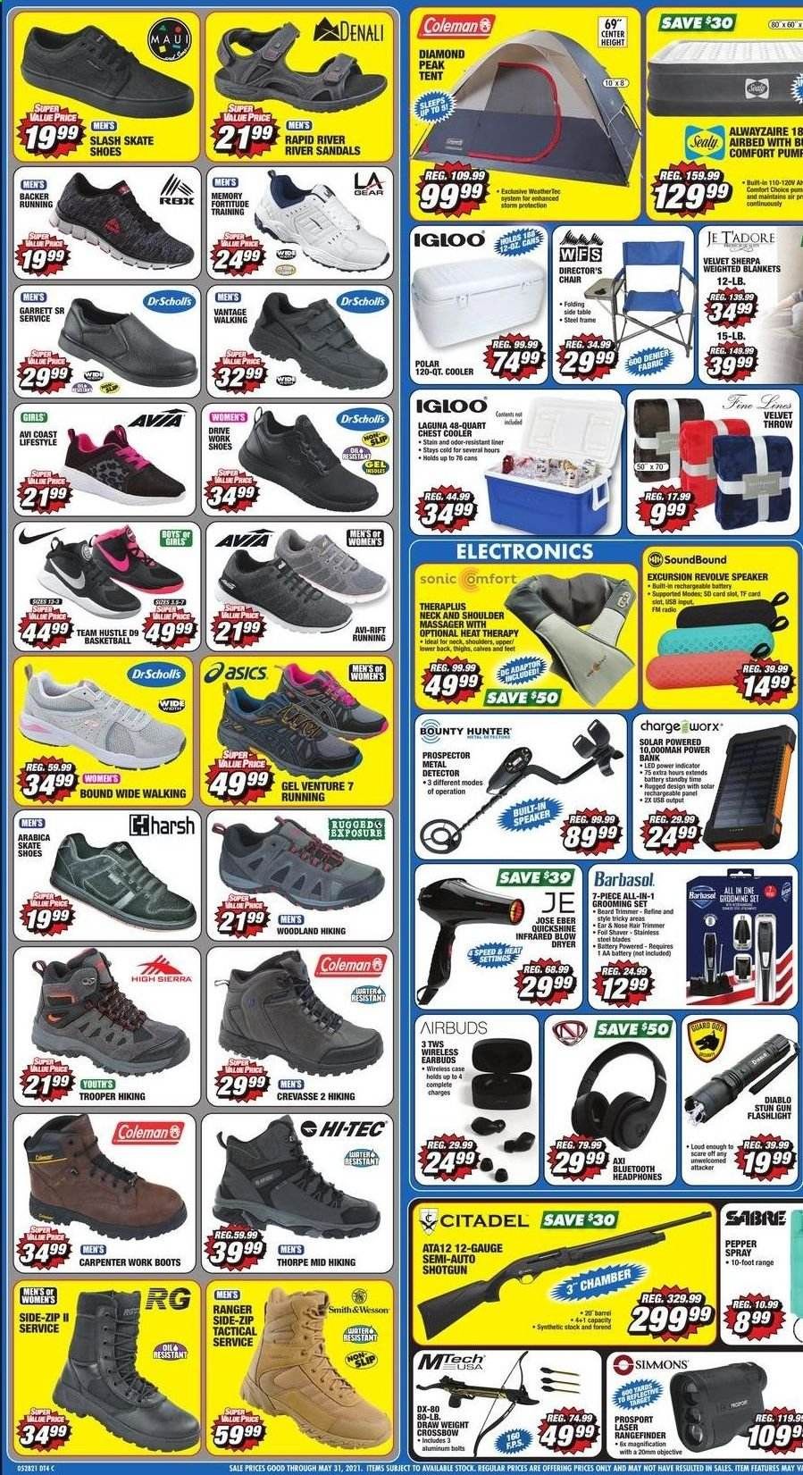 Big 5 (AZ, CA, CO, ID, NM, OR, UT, WA) Weekly Ad Flyer May 28 to May 31